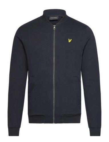 Lyle & Scott Jersey Bomber Marinblå