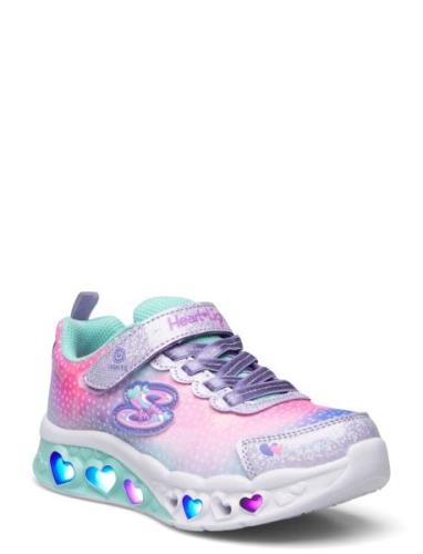 Girls Flutter Heart Lights - Simply Love Låga Sneakers Multi/patterned...