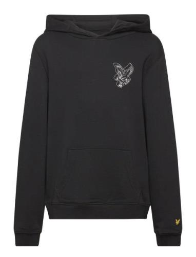 3D Eagle Graphic Hoodie Tops Sweat-shirts & Hoodies Hoodies Black Lyle...