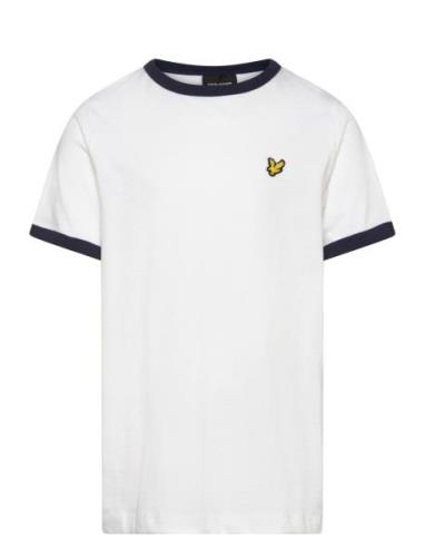 Ringer T-Shirt Tops T-shirts Short-sleeved White Lyle & Scott