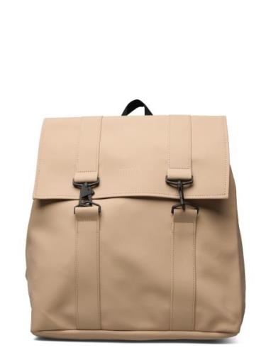 Msn Bag W3 Ryggsäck Väska Beige Rains