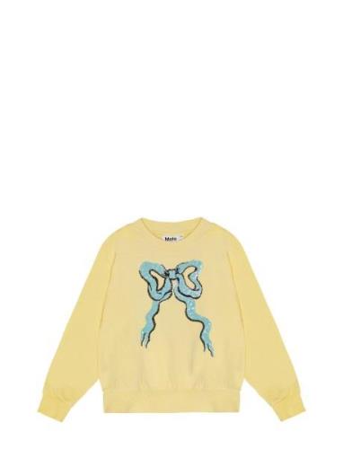 Marge Tops Sweat-shirts & Hoodies Sweat-shirts Yellow Molo