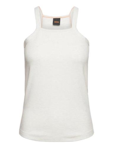 C_Egoi Tops T-shirts & Tops Sleeveless White BOSS