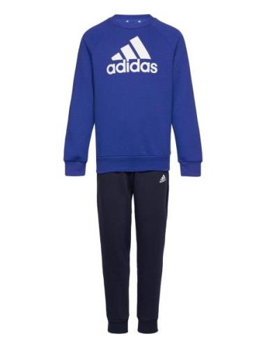 Lk Bos Jog Fl Sets Sweatsuits Blue Adidas Sportswear