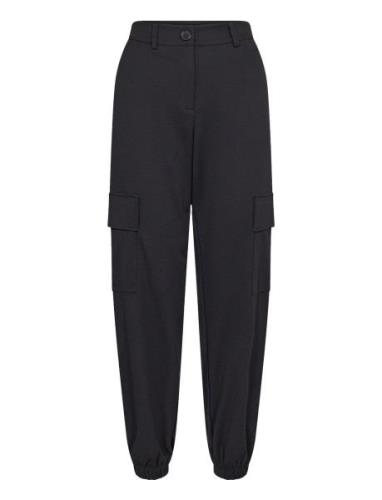 Sc-Siham Bottoms Trousers Cargo Pants Black Soyaconcept