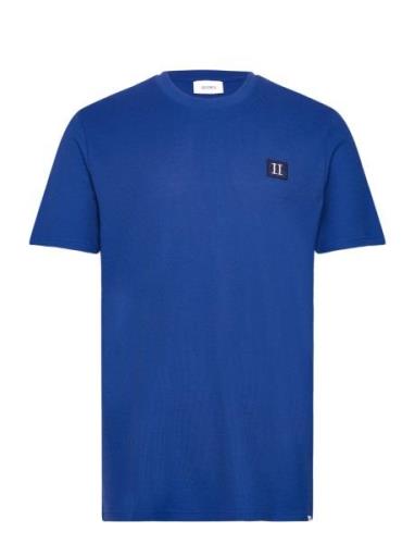 Piece Pique T-Shirt Tops T-shirts Short-sleeved Blue Les Deux