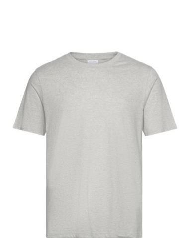 Dexter T-Shirt Tops T-shirts Short-sleeved Grey Les Deux