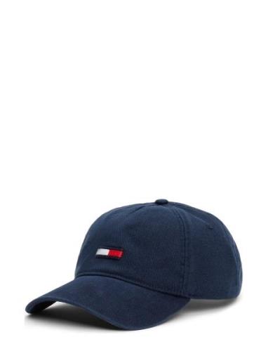 Tommy Hilfiger Tjm Elongated Flag Denim Cap Marinblå