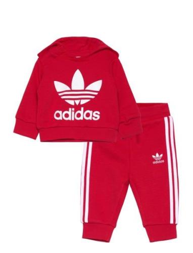 Hoodie Set Sets Sweatsuits Red Adidas Originals