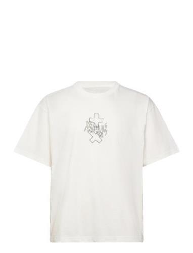 T-Shirt Over Core Tops T-shirts Short-sleeved White Replay