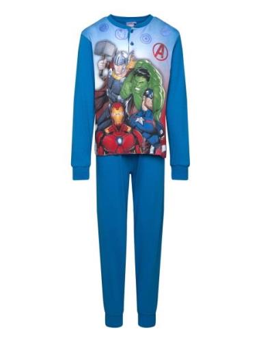 Pyjama Pyjamas Set Blue Marvel