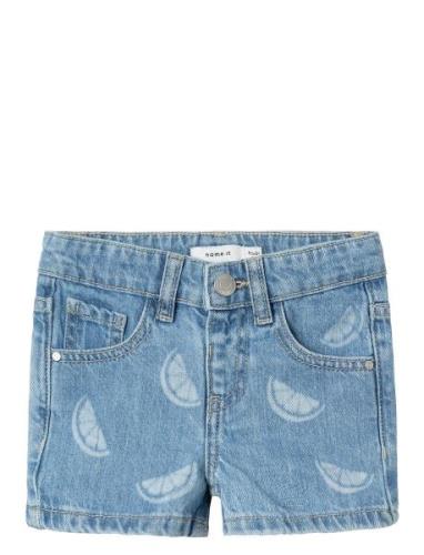 Nmfrose Reg Dnm Shorts 9712-Be J Bottoms Shorts Blue Name It