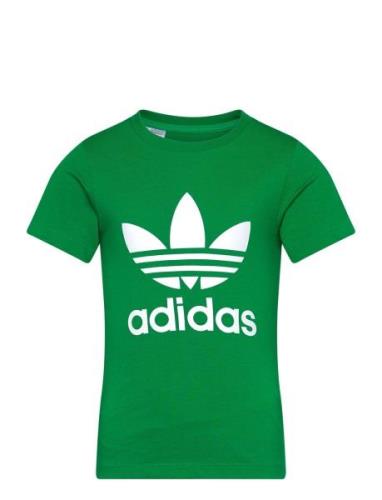 Trefoil Tee Sport T-shirts Short-sleeved Green Adidas Originals