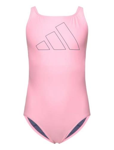 Performance Big Bars Swimsuit Baddräkt Badkläder Pink Adidas Performan...