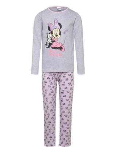 Pyjama Pyjamas Set Purple Minnie Mouse