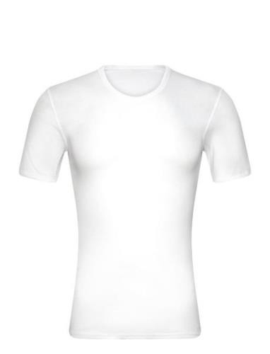 Shirt Tops T-shirts Short-sleeved White Schiesser