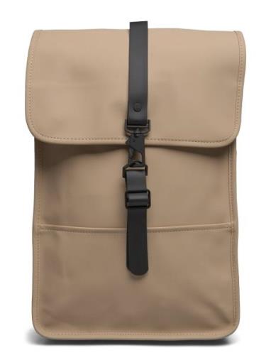 Backpack Mini W3 Ryggsäck Väska Beige Rains