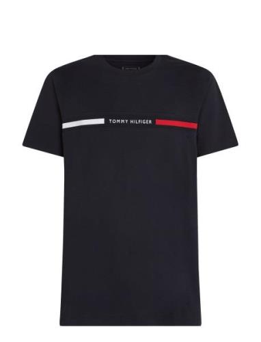 Tommy Hilfiger Hilfiger Chest Insert Tee Marinblå