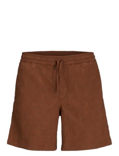 Jpstjaiden Jjjacquard Jogger Short Styd Bottoms Shorts Casual Brown Ja...