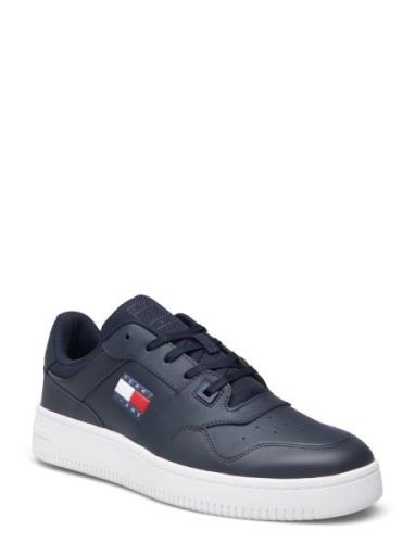 Tjm Retro Basket Ess Låga Sneakers Navy Tommy Hilfiger