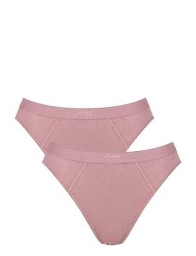 Sloggi Ever Ease Tai 2P Trosa Brief Tanga Pink Sloggi