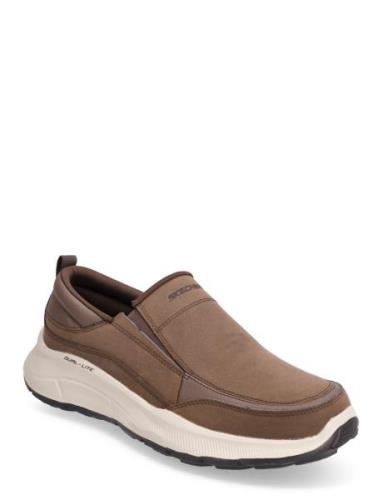 Mens Relaxed Fit Equalizer 5.0 - Harvey Sneakers Brown Skechers