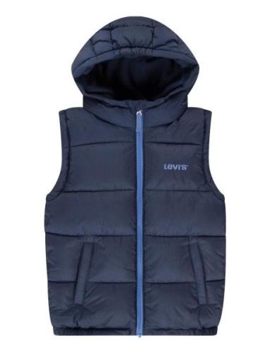 Levi's® Essentials Puffer Vest Fodrad Väst Blue Levi's