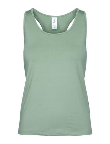 Elemental Singlet 2.0 Sport T-shirts & Tops Sleeveless Green Johaug