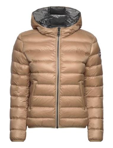 Ladies Down Jacket Fodrad Jacka Brown Colmar