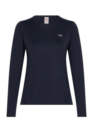 Nora 2.0 Long Sleeve Sport T-shirts & Tops Long-sleeved Navy Kari Traa