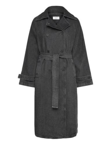 Popilao-G Trench Coat Rock Grey Global Funk