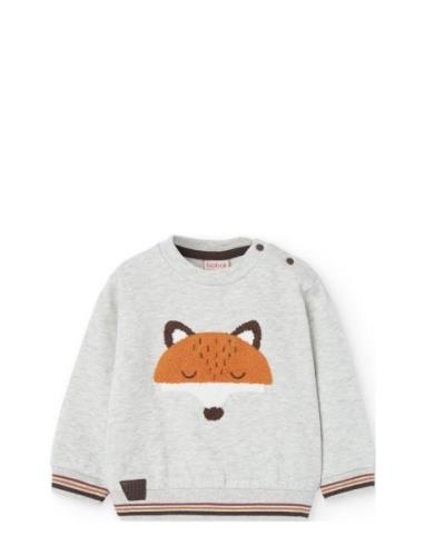 Boboli Fleece Sweatshirt For Baby Boy -Bci Grå