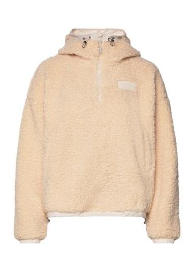 Sway Pile Hoodie Sport Sweat-shirts & Hoodies Hoodies Beige Johaug