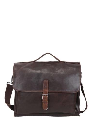 Catania Working Bag Jarl Axelremsväska Väska Brown Adax