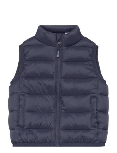 Quilted Gilet Fodrad Väst Navy Mango