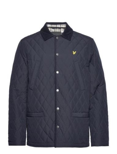 Quilted Jacket Kviltad Jacka Navy Lyle & Scott