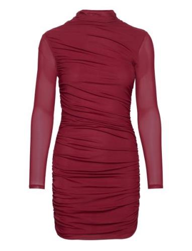 Draped Body Dress Kort Klänning Red Mango