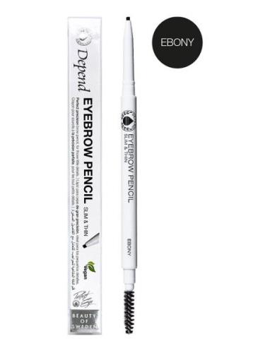 Eyebrowpencil Slim&Thin Ebony Nord Ögonbrynspenna Smink Nude Depend Co...