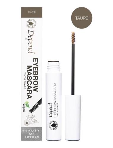 Eyebrow Mascara Tint & Shape Taupe Ögonbrynsgel Smink Nude Depend Cosm...