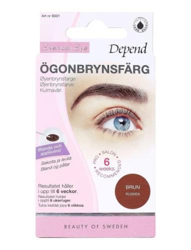 Ögonbrynsfärg Brun Se/Fi/No/Dk Ögonbrynsgel Smink Nude Depend Cosmetic