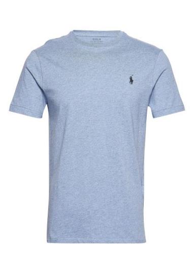 Polo Ralph Lauren Custom Slim Fit Jersey Crewneck T-Shirt Blå