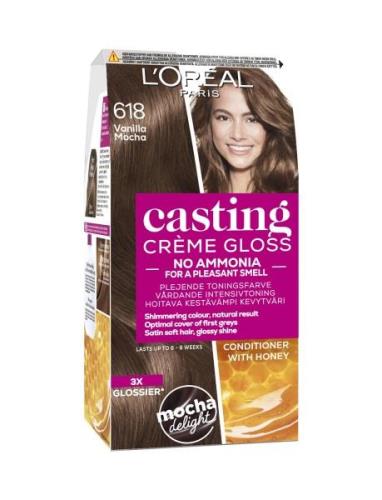 L'oréal Paris Casting Creme Gloss 618 Vanilla Mocha Beauty Women Hair ...