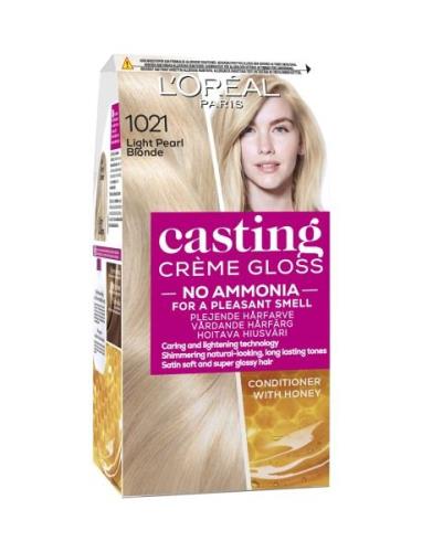 L'oréal Paris Casting Creme Gloss Blonde 1021 Light Pearl Blonde Beaut...