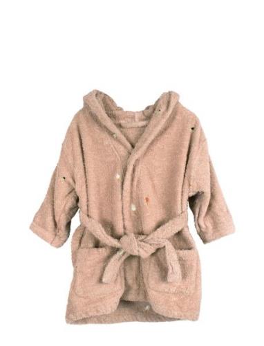 Embroidered Bathrobe 1-2 Years - Frappé Morgonrock Badrock  Filibabba