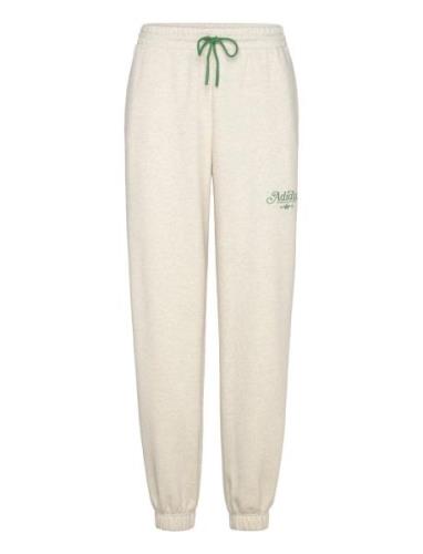 Graphic Fleece Jogger Bottoms Sweatpants Cream Adidas Originals