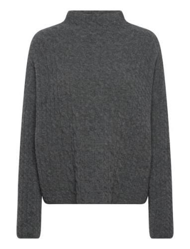 Mika Braid Sweater Tops Knitwear Jumpers Grey Filippa K