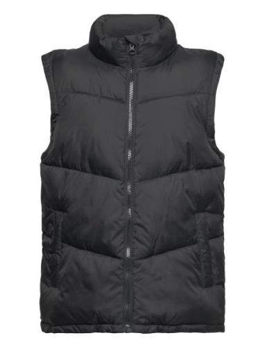 Quilted Gilet Fodrad Väst Black Mango