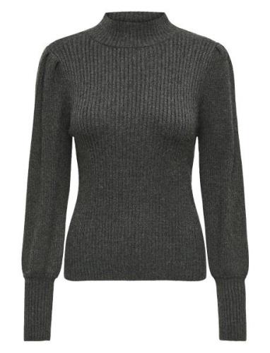 Onlkatia L/S Highneck Pullover Knt Tops Knitwear Jumpers Grey ONLY