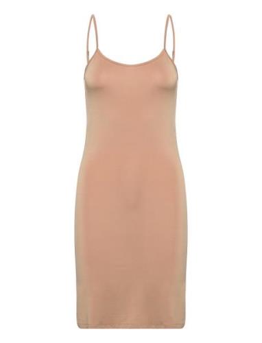 Rada Rebecca Slip Dress Kort Klänning Beige Bruuns Bazaar