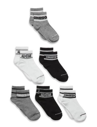 Converse Basic Wordamark Crew Socks 6-Pack Sockor Strumpor Grey Conver...